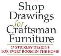 Shop Drawings for Craftsman Furniture: 27 Stickley Designs for Every Room in the Home
