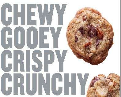Chewy Gooey Crispy Crunchy Melt-in-Your-Mouth Cookies / Biscuits