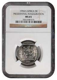 1994 Presidential Inauguration R5's graded MS65 by NGC @ R1 Start