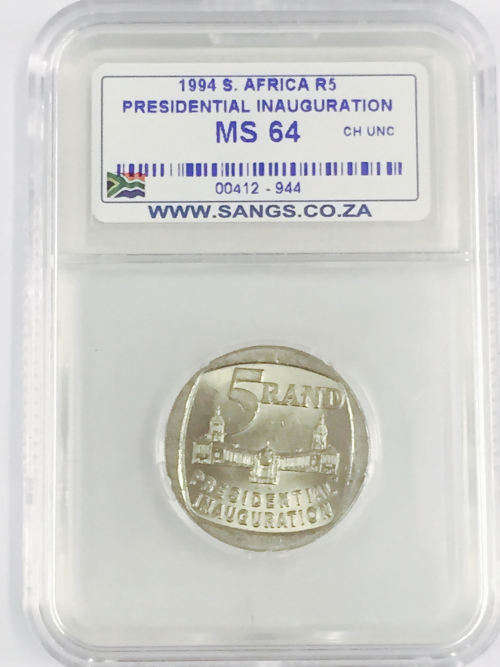**5 X MS64 HIGH GRADE 1994 PRESIDENTIAL INAUGURATION R5 COINS **