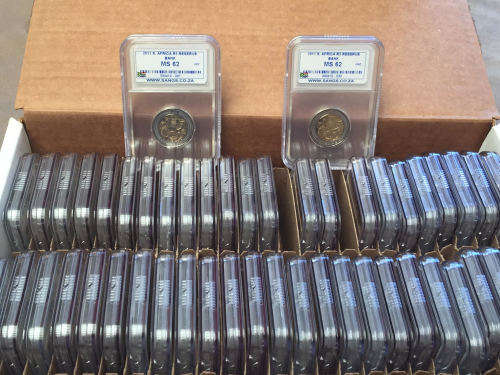 **50 coins** - 2011 SARB R5 - SANGS GRADED MS62