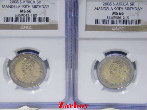 2 x 2008 Birthday Graded R5  - One golden jacket and one normal one