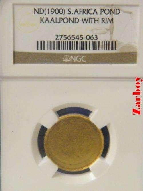 1900 ZAR Kaalpond With Rim NGC Certified @ 0.01c START !!!