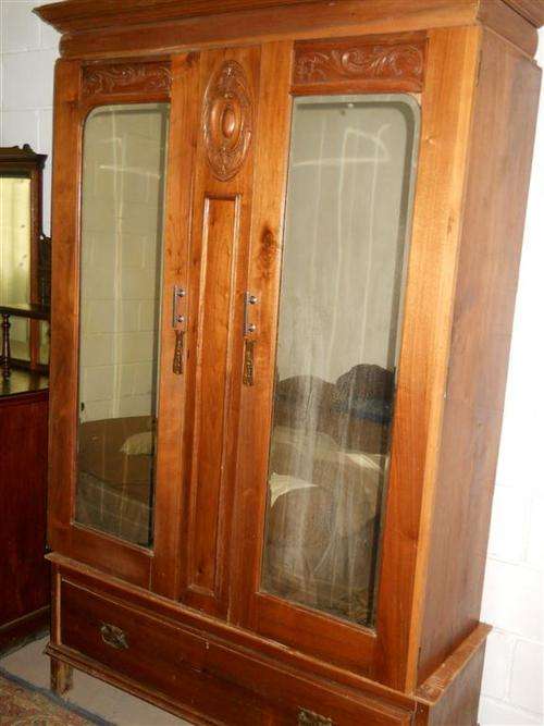 Edwardian Mohogany Wardrobe