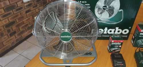 Metabo AV18 cordless fan set with smart battery and smart charger