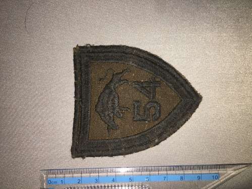 SWA 54 BN cloth patch