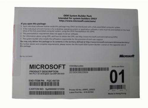 Microsoft Windows 7 Professional