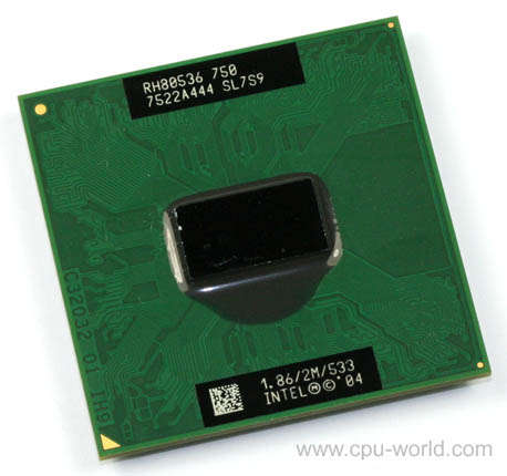 Intel Pentium M 1.86Ghz Laptop CPU