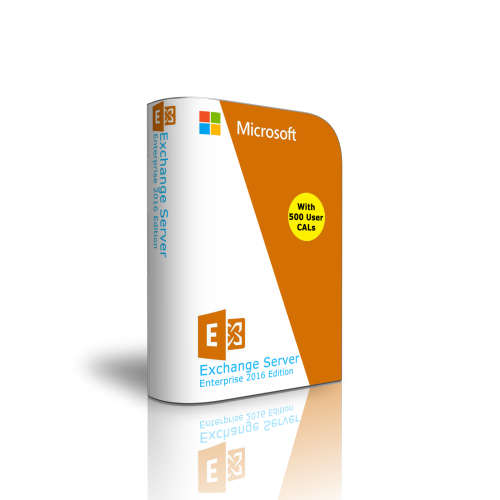 Exchange Server 2016 - Enterprise Edition 64 Bit, DVD, Complete with 500 User CALs Brand New