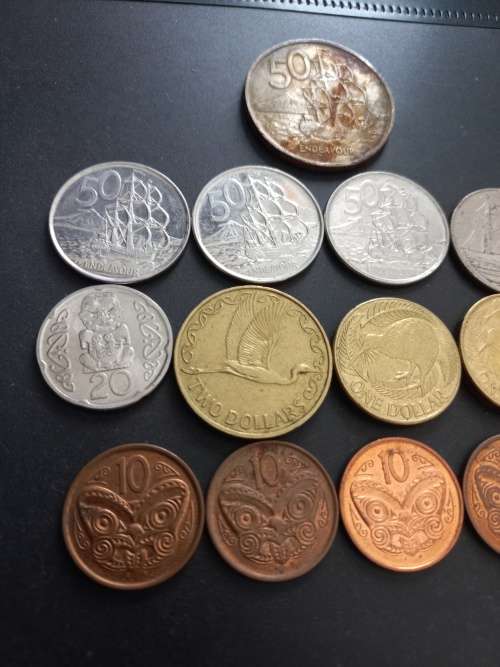 New Zealand coin lot.