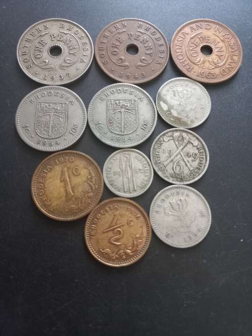 Rhodesia Coin lot