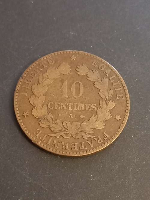 1872 France 10 Centimes