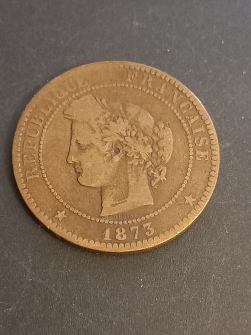 1872 France 10 Centimes