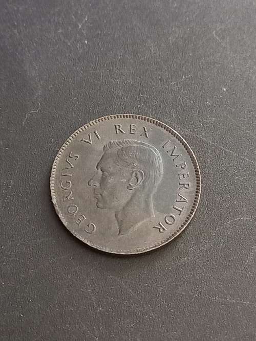 1942 SA Union Quarter penny AU