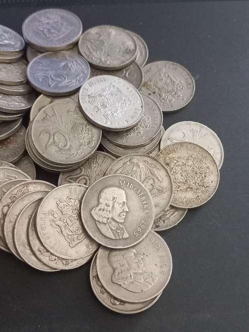 50+ RSA 20c lot. One bid for the lot.