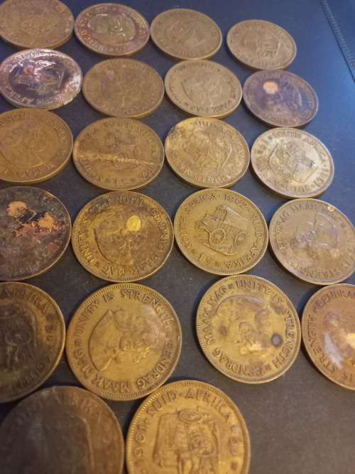 27 RSA large one cent lot. Bid per coin to take all.