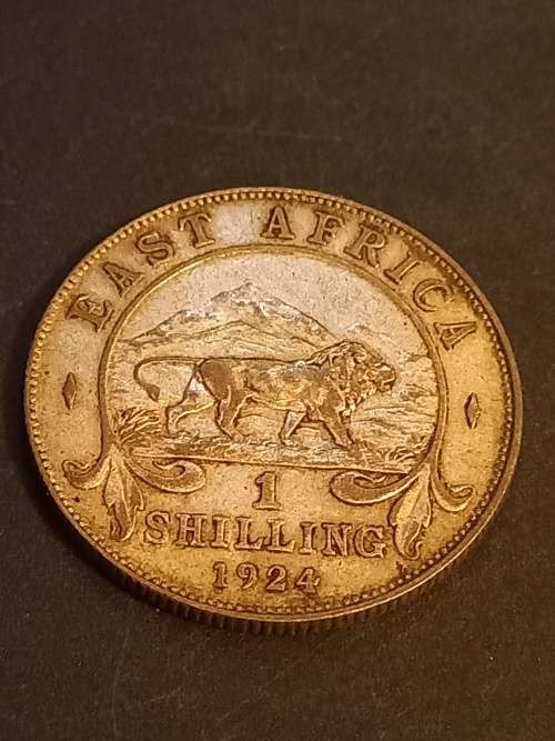 1924 East Africa silver 1 Shilling