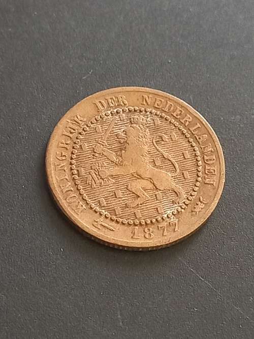 1877 Netherlands one cent