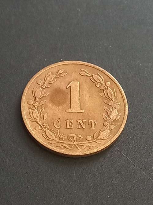 1877 Netherlands one cent