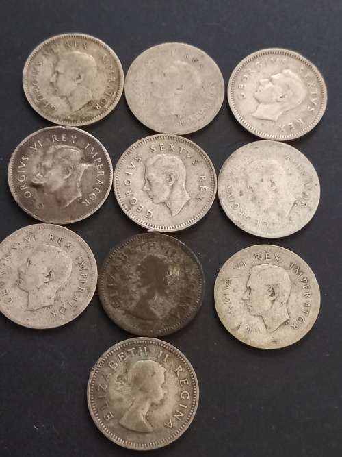 SA Union tickey lot. One bid for 10 tickeys