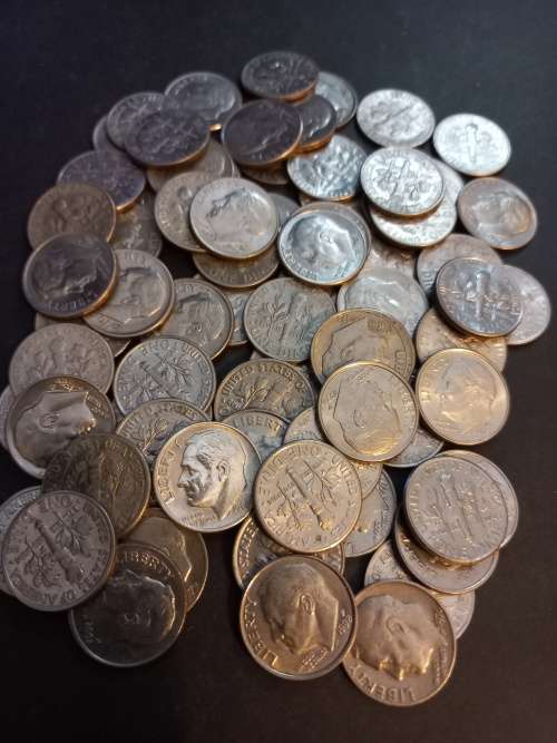 Usa Dime lot. Bid per coin to take all 75