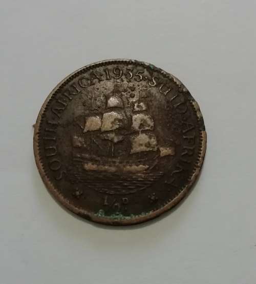 1935 SA Union Half Penny