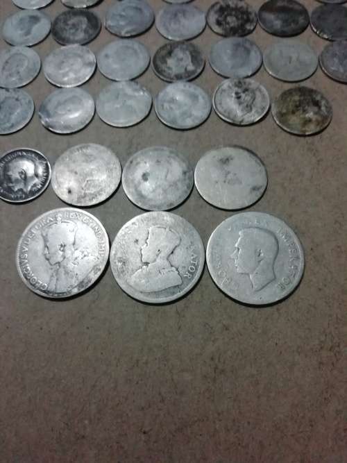 80% Silver SA union coins scrap silver or/and some "fillers" - One bid for the lot