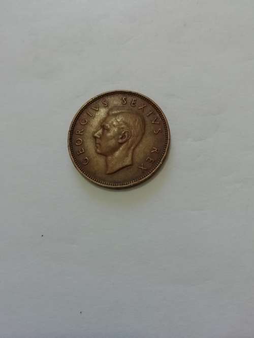 1950 SA Union Half Penny