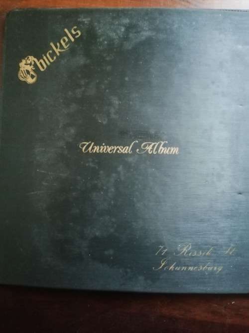 Bickels Coin Album with sleeves and 58 mixed coins.
