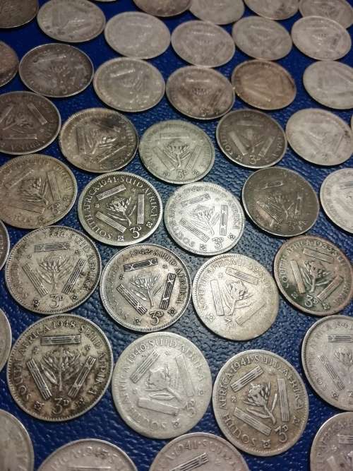 80% Silver SA Union coins. Weight  90grams