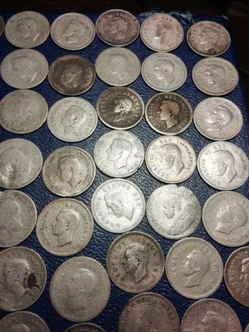 80% Silver SA Union coins. Weight  90grams