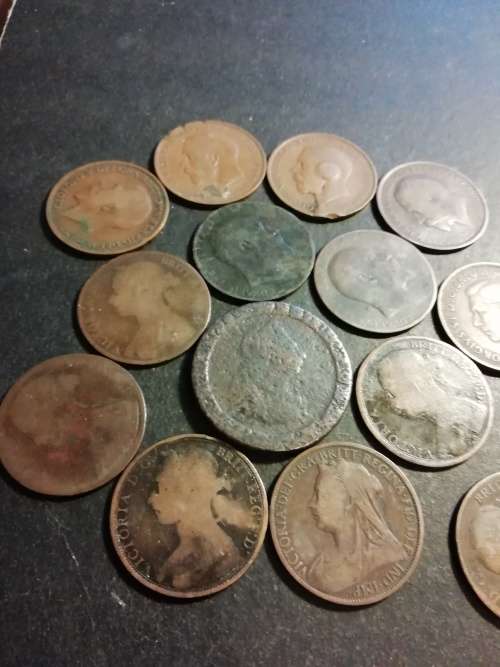 Great britain penny collection, including 1797 cartwheel penny