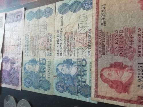RSA Bank notes and coins