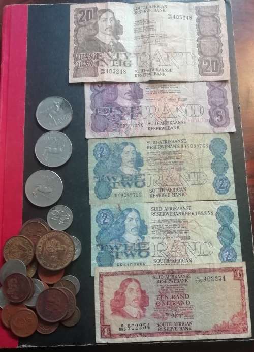 RSA Bank notes and coins