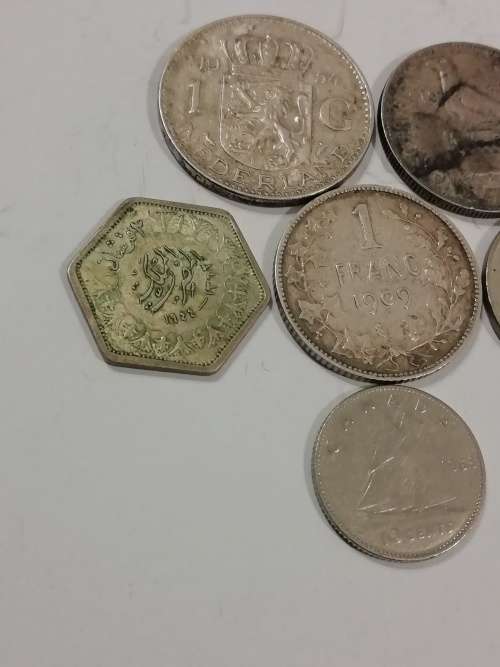 Mixed *silver* coin lot. 27 grams