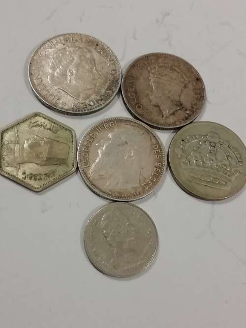 Mixed *silver* coin lot. 27 grams