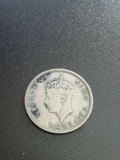 1947 Rhodesia sixpence