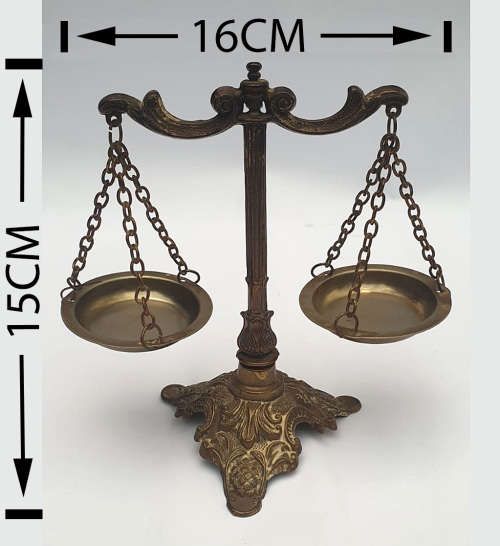 Brass Scales of Justice made in Italy