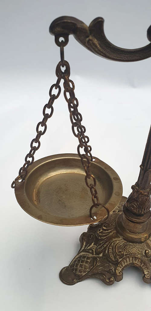 Brass Scales of Justice made in Italy