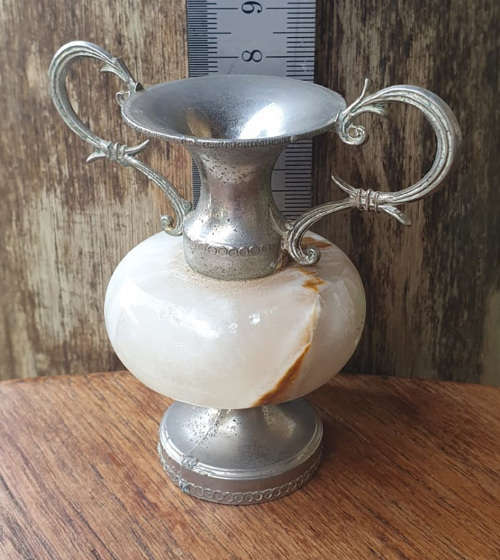 CUTEST FAT ALABASTER TROPHY to have  for any competition