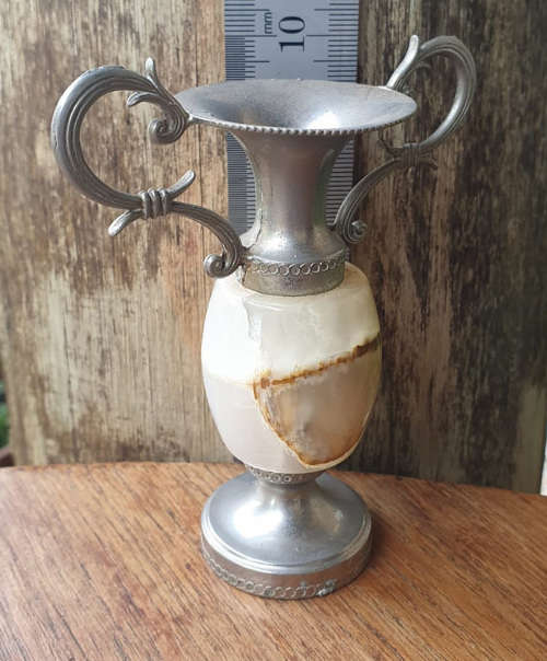 CUTEST SLIM ALABASTER TROPHY to have  for any competition