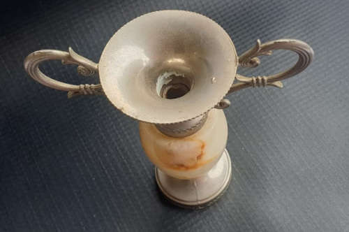 CUTEST SLIM ALABASTER TROPHY to have  for any competition