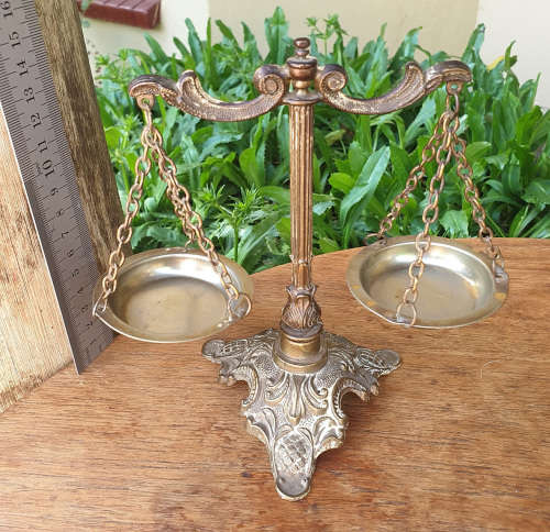 Brass Scales of Justice made in Italy