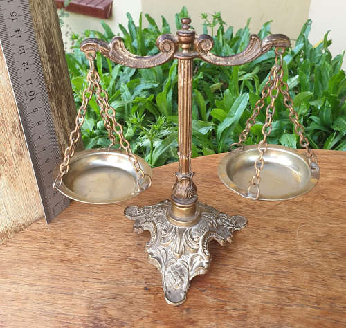 Brass Scales of Justice made in Italy