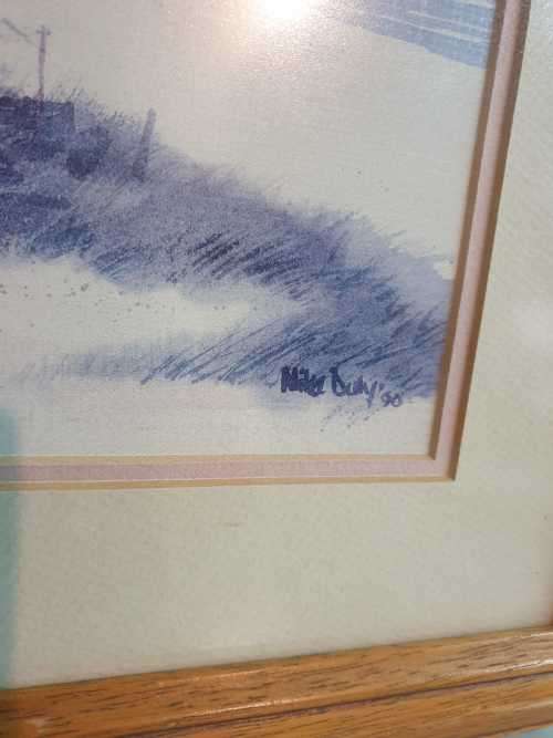 A BEAUTIFUL MIKE DULY WATERCOLOUR