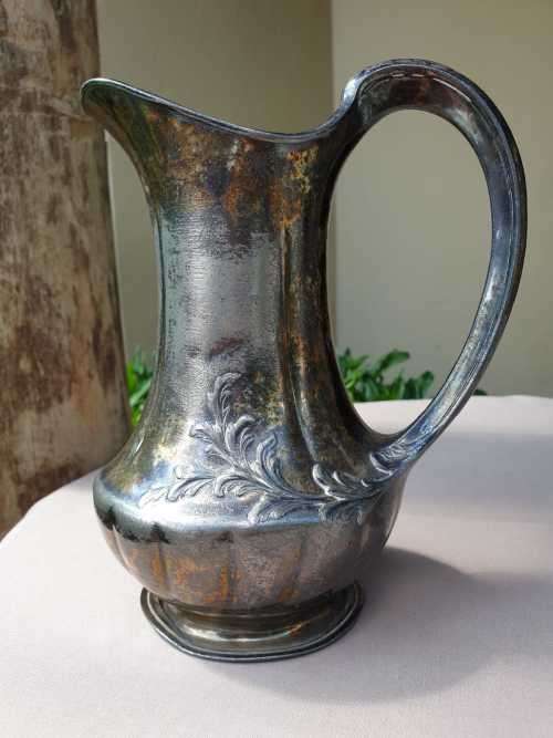 VERY SPECIAL! ORFEVRERIE GALLIA SILVER-PLATED MILK JUG FROM FRANCE