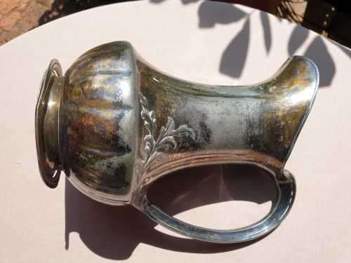 VERY SPECIAL! ORFEVRERIE GALLIA SILVER-PLATED MILK JUG FROM FRANCE