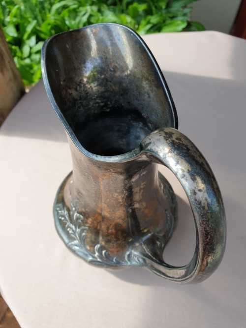 VERY SPECIAL! ORFEVRERIE GALLIA SILVER-PLATED MILK JUG FROM FRANCE