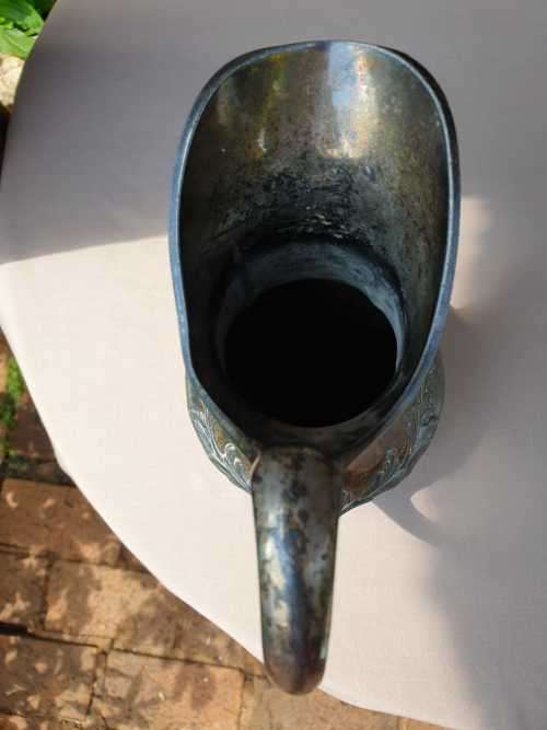 VERY SPECIAL! ORFEVRERIE GALLIA SILVER-PLATED MILK JUG FROM FRANCE