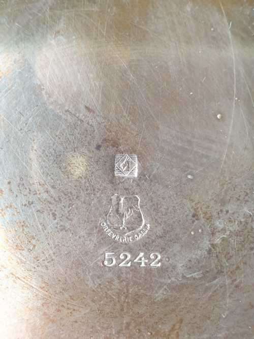 VERY SPECIAL! ORFEVRERIE GALLIA SILVER-PLATED MILK JUG FROM FRANCE